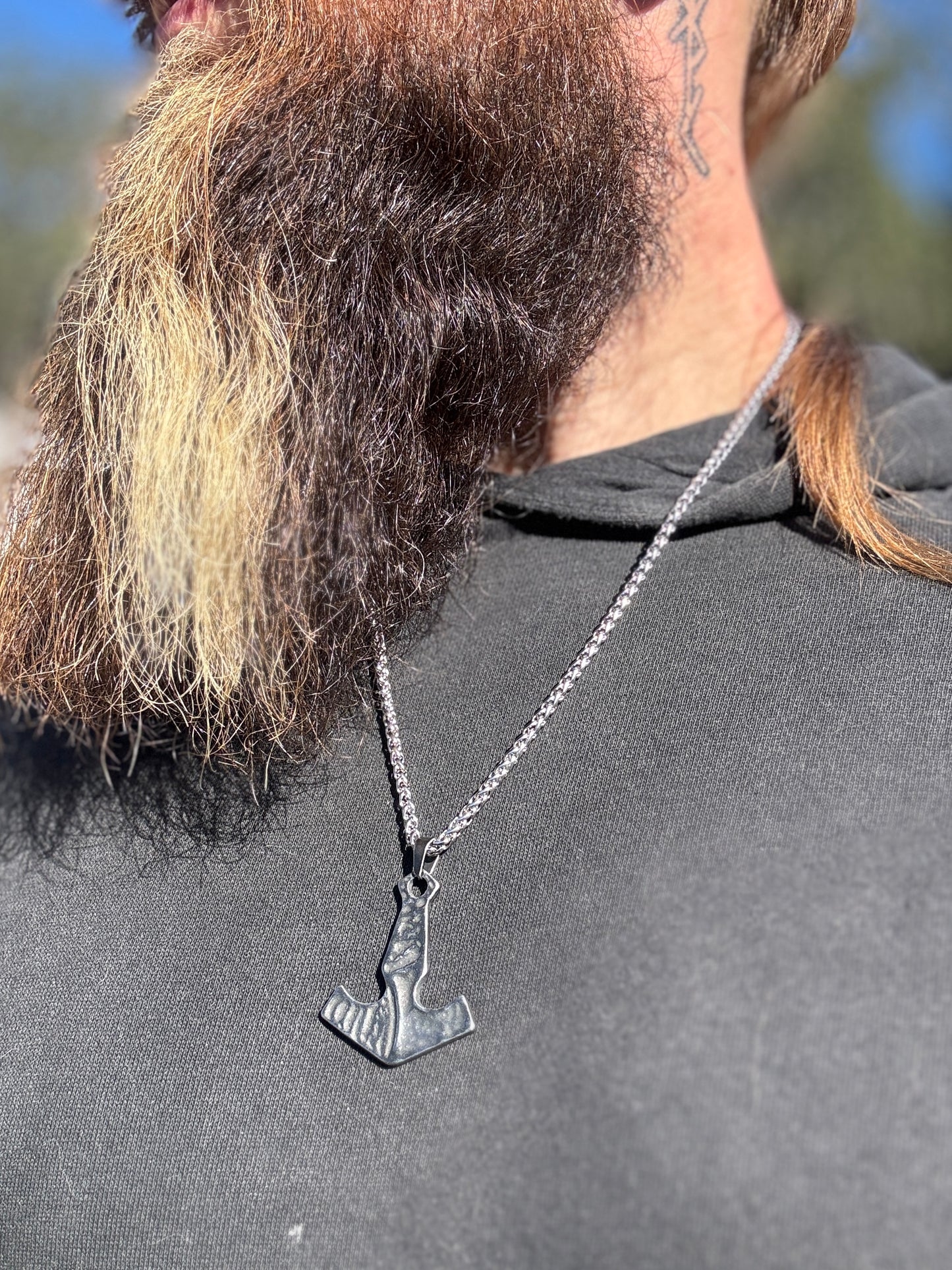 Rustic Mjolnir Necklace