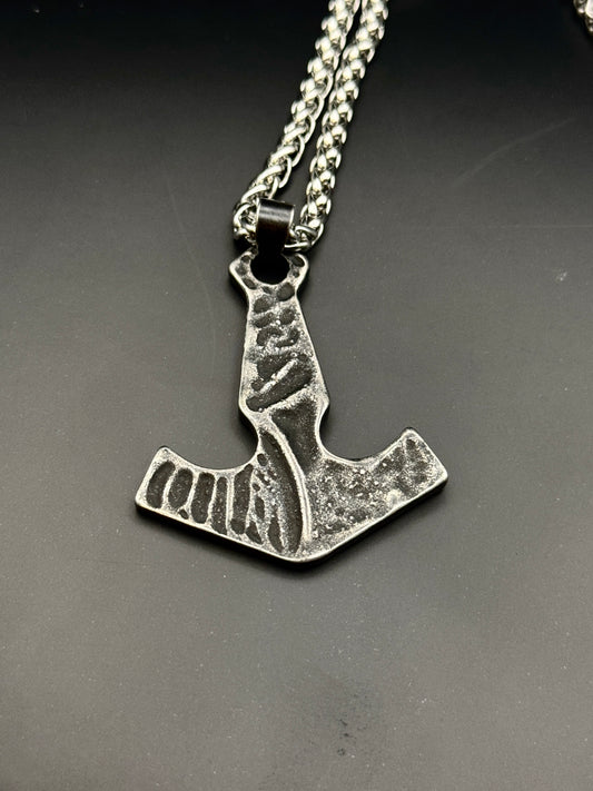 Rustic Mjolnir Necklace