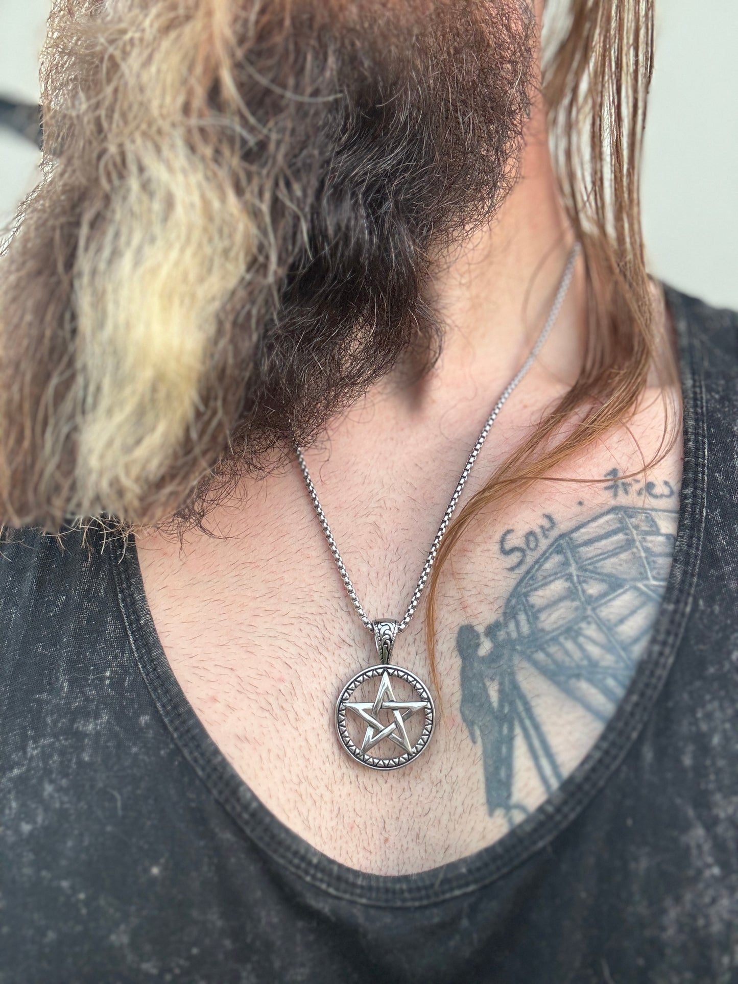 Modern Pentacle Necklace