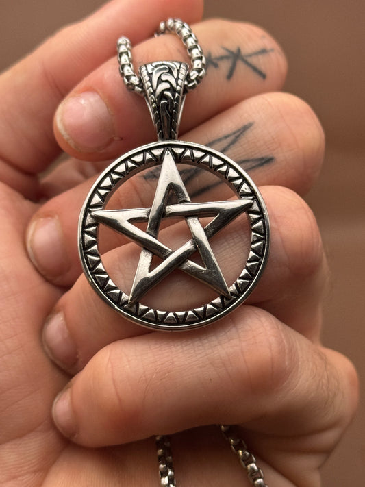 Modern Pentacle Necklace