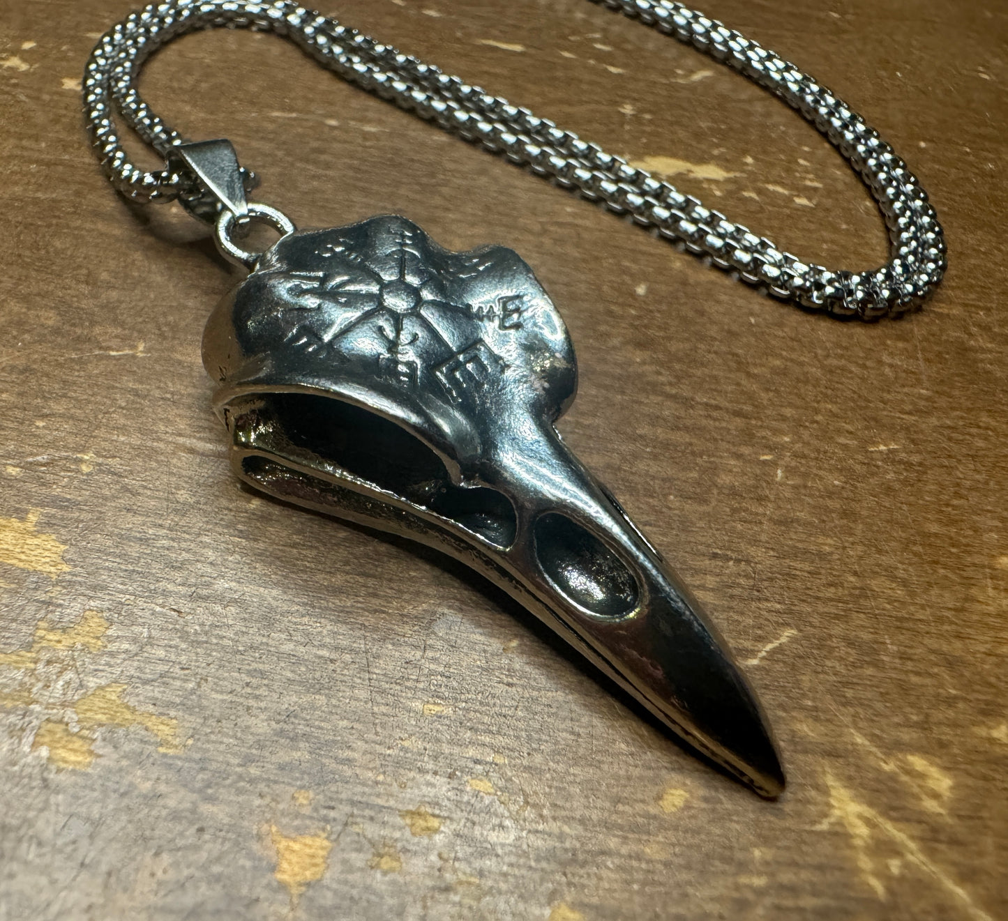 Raven Skull Necklace